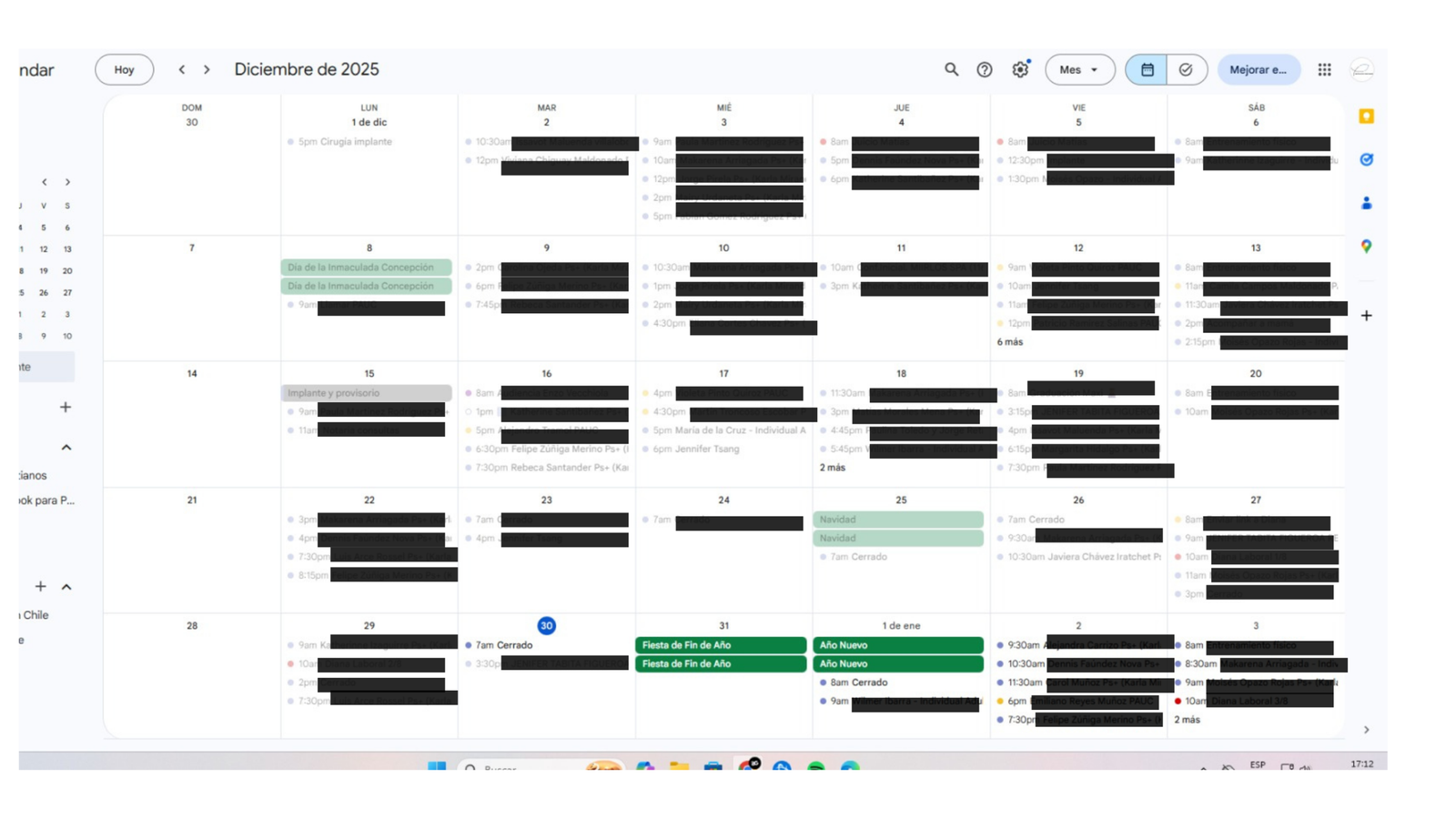 Agenda después Psicólogos Cristianos